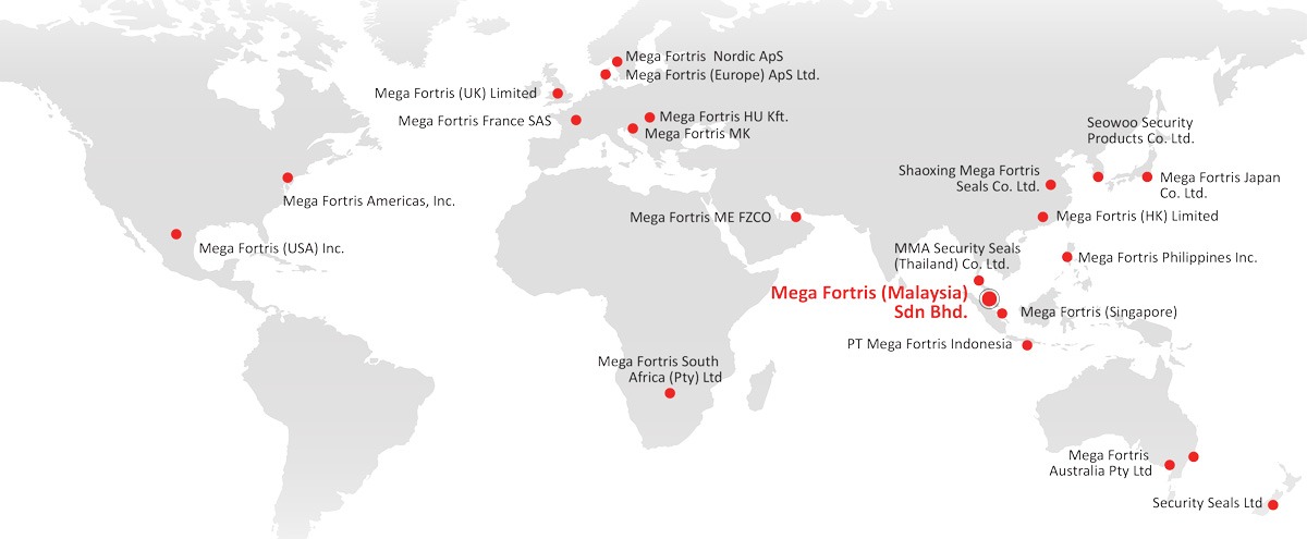 Mega Fortris Offices World Map