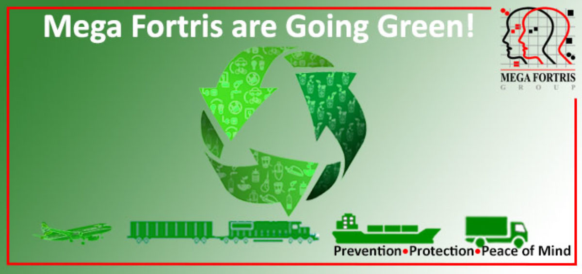 Mega Fortris going green blog banner