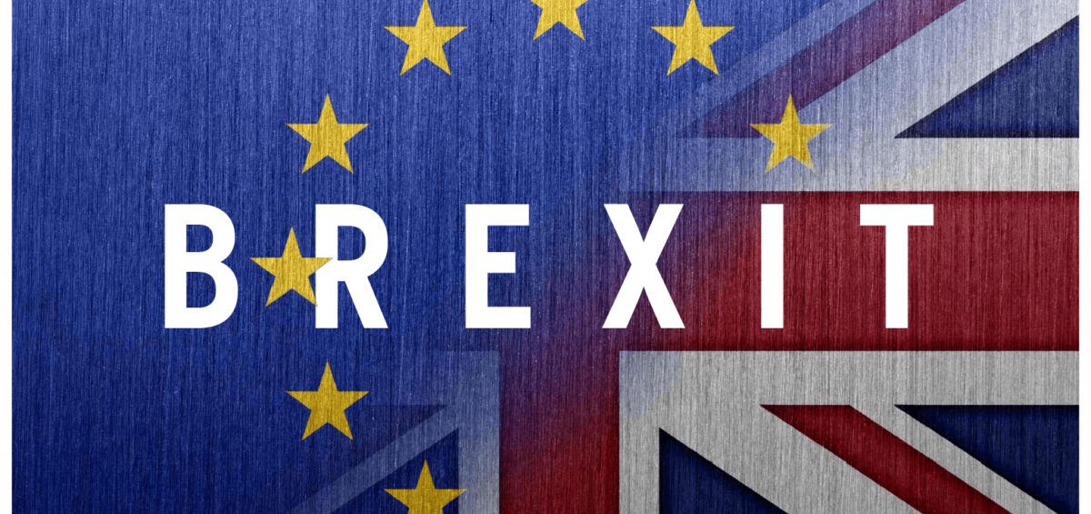 Brexit Banner faded background