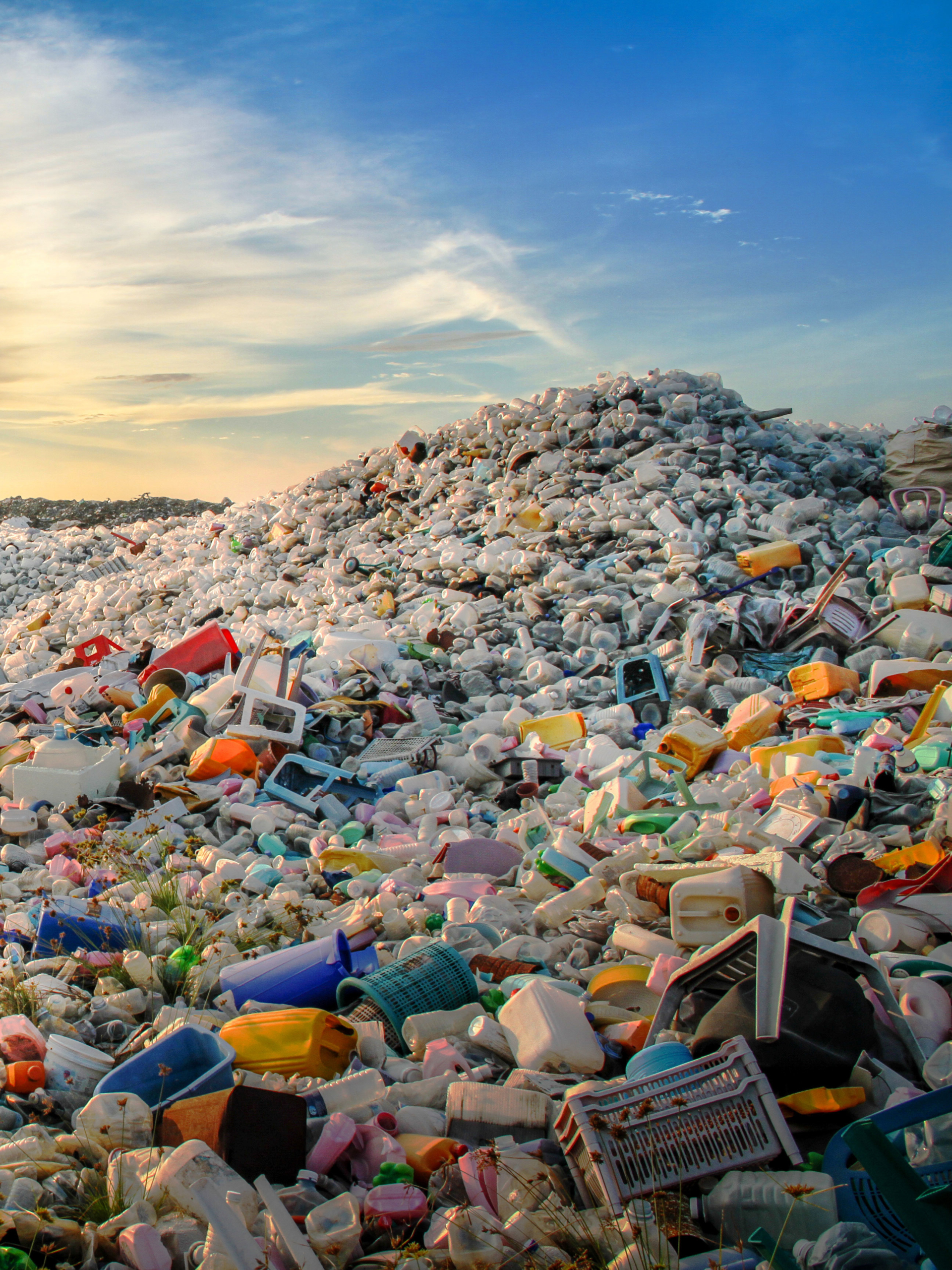 Plastic waste Biodegradable image